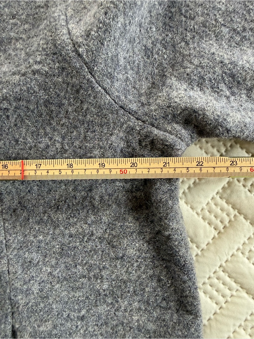 Ruby Rd. Gray Button-Front Wool Blend Jacket - Picture 9 of 12
